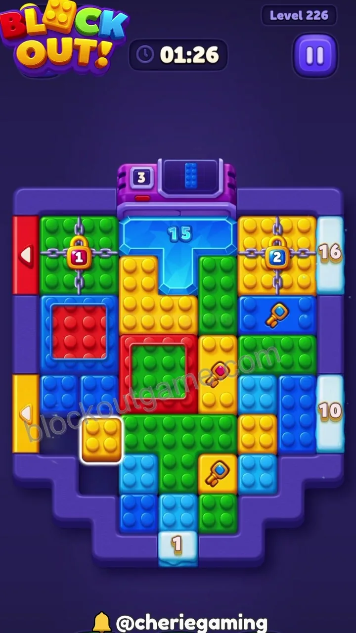 Block Out Level 226 step 2