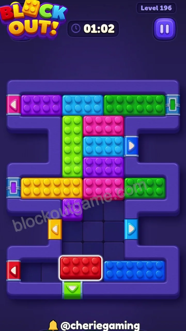 Block Out Level 196 step 6