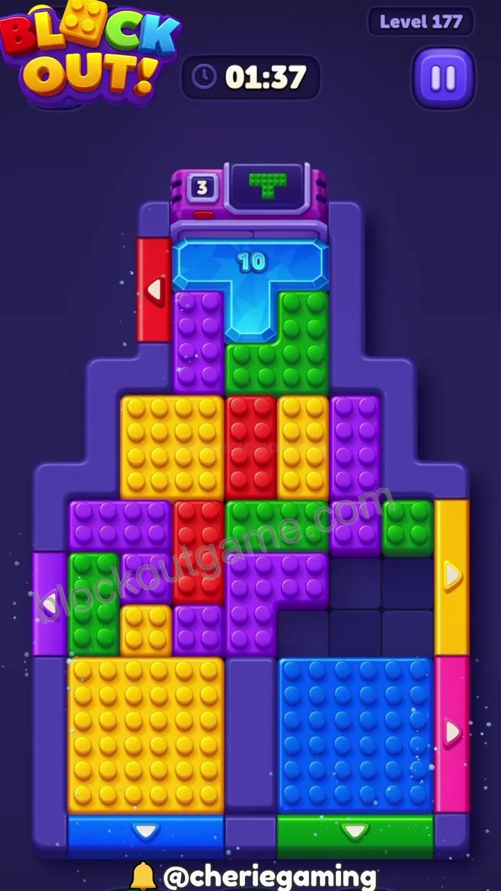 Block Out Level 177 step 3