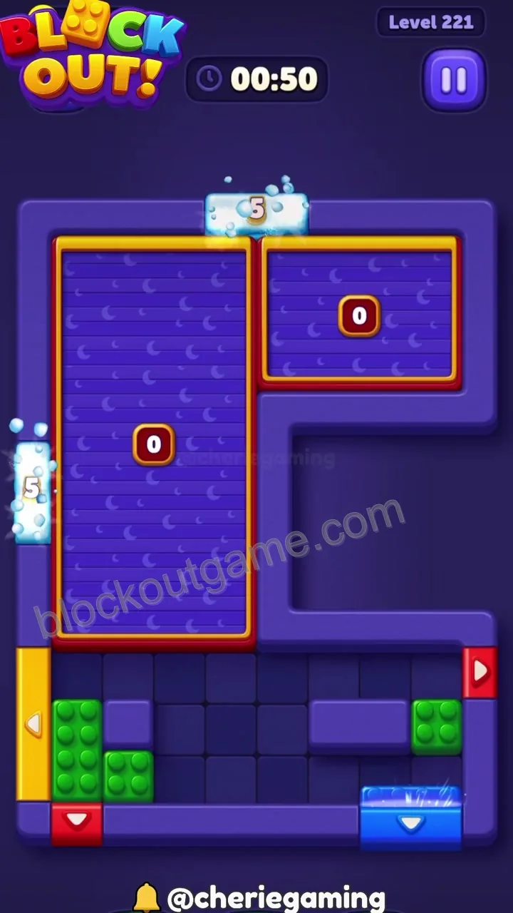 Block Out Level 221 step 6