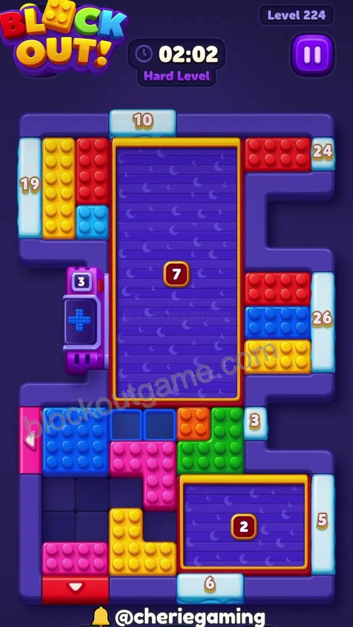 Block Out Level 224 step 3