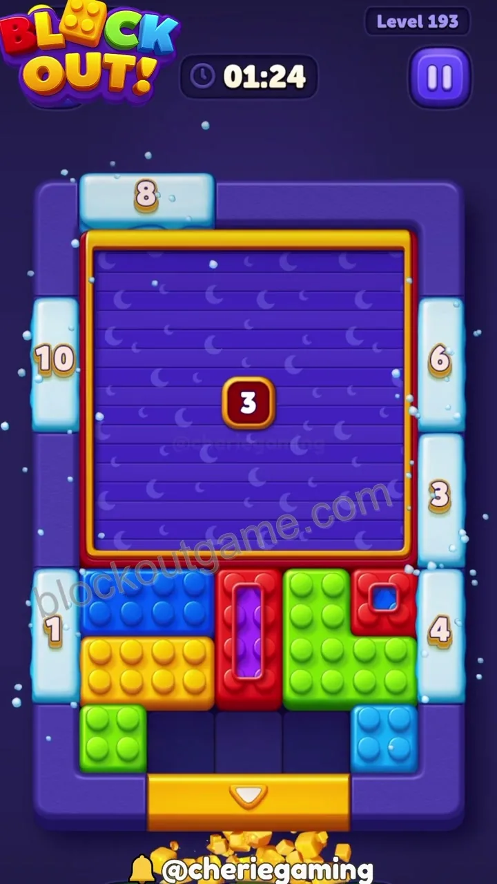 Block Out Level 193 step 2