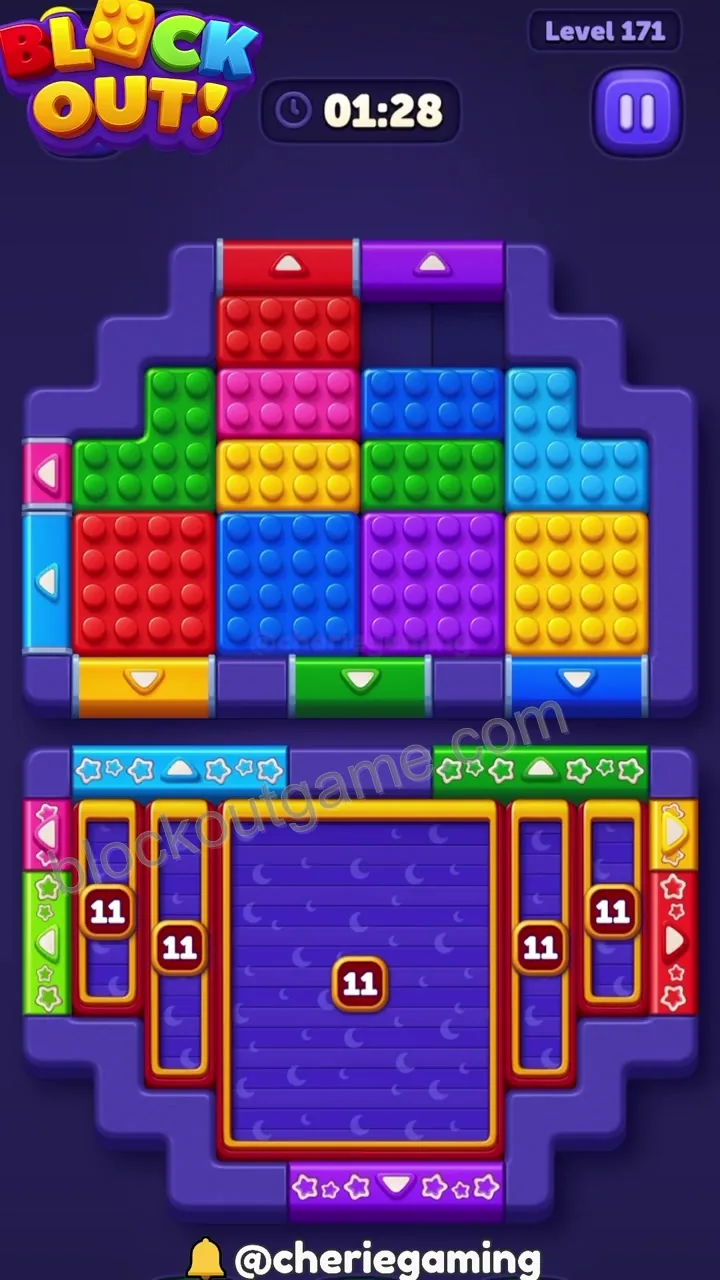 Block Out Level 171 step 2