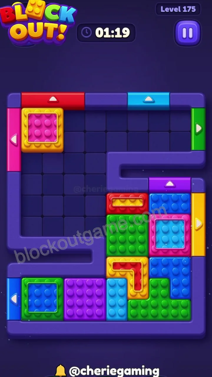 Block Out Level 175 step 5
