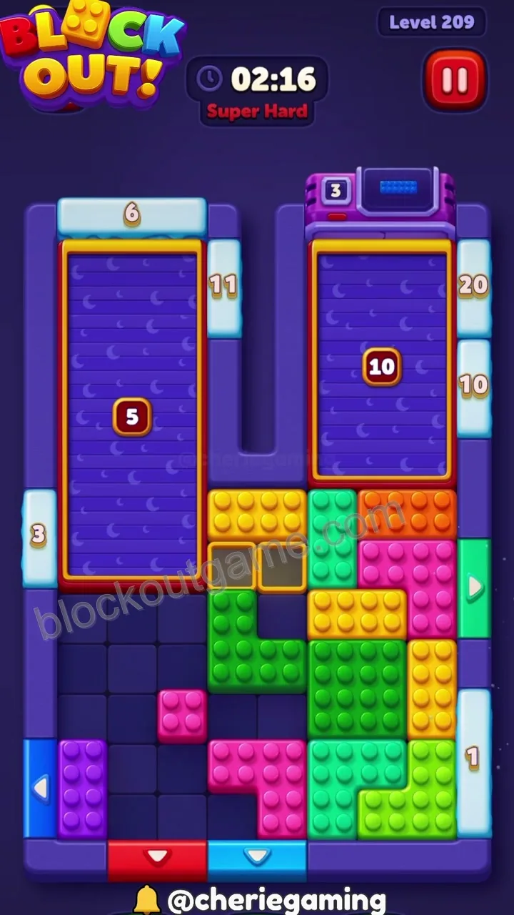 Block Out Level 209 step 4