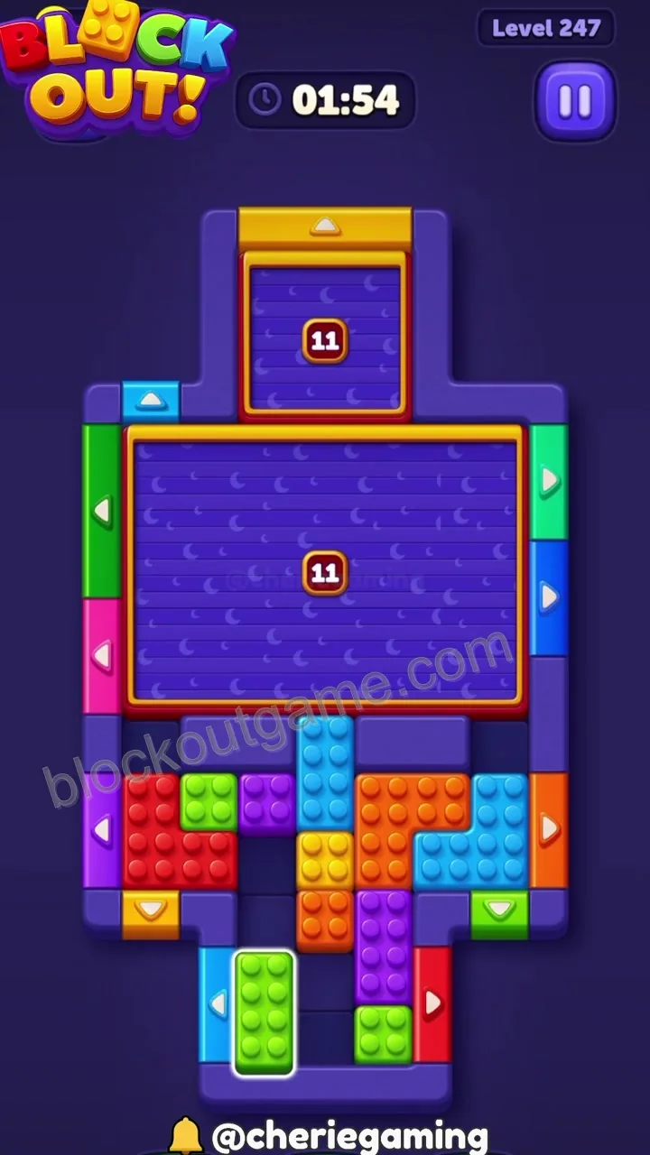 Block Out Level 247 step 2