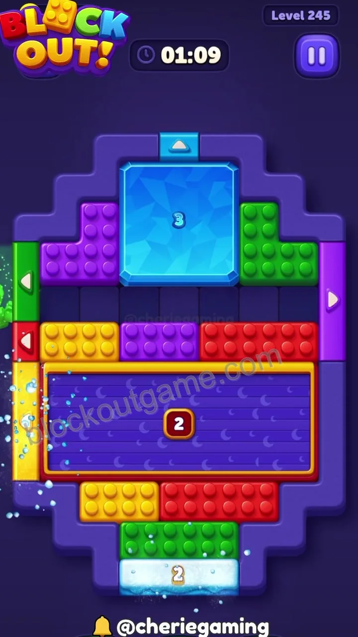 Block Out Level 245 step 3