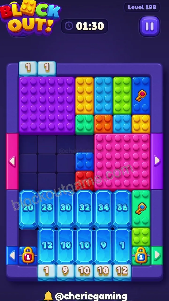 Block Out Level 198 step 4
