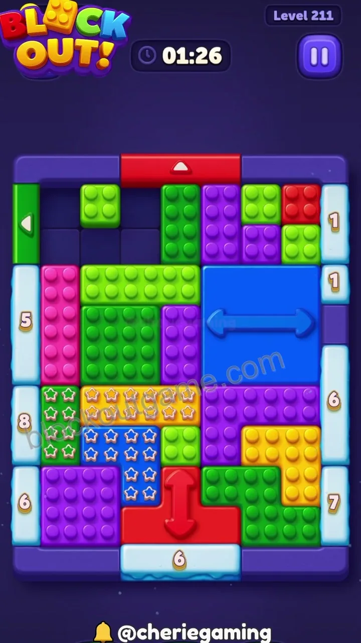 Block Out Level 211 step 3