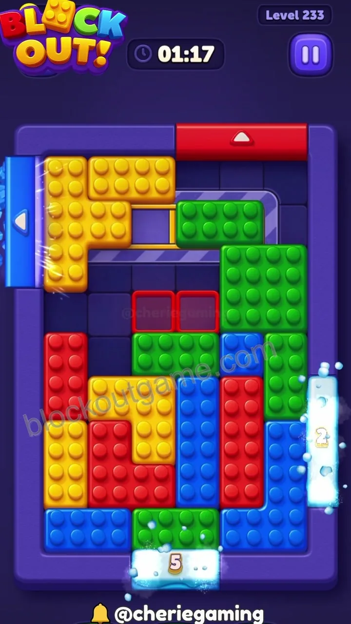 Block Out Level 233 step 4