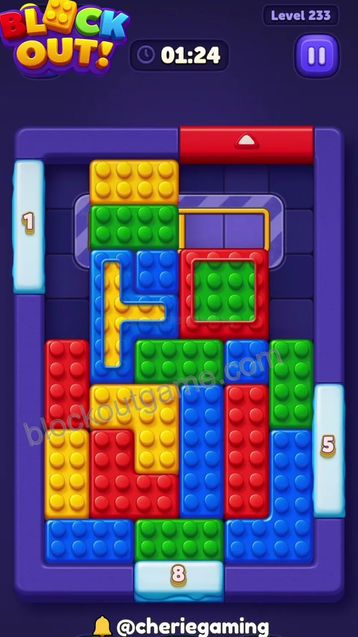 Block Out Level 233 step 2