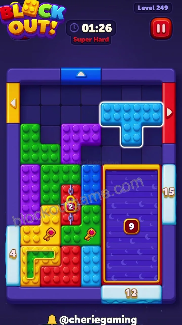 Block Out Level 249 step 6