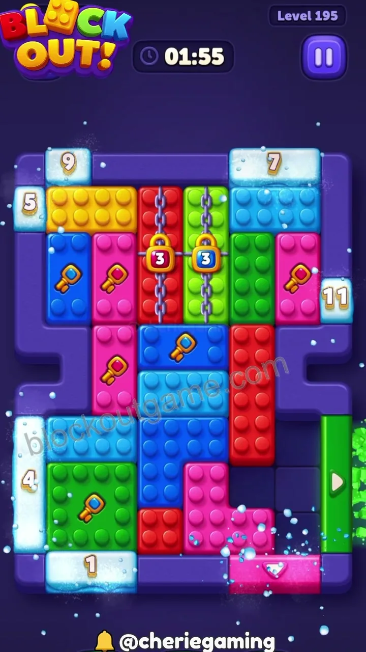 Block Out Level 195 step 2