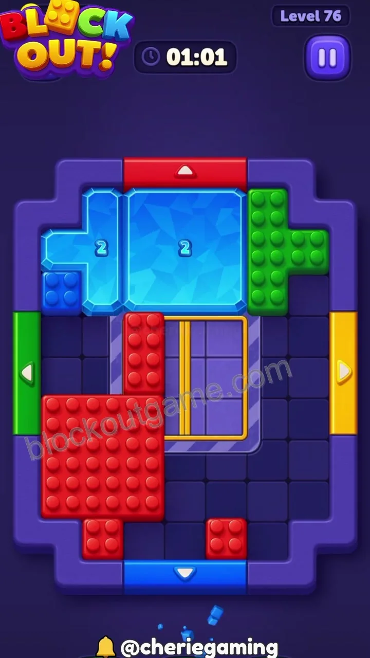 Block Out Level 76 step 7
