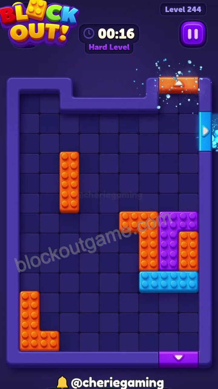 Block Out Level 244 step 6