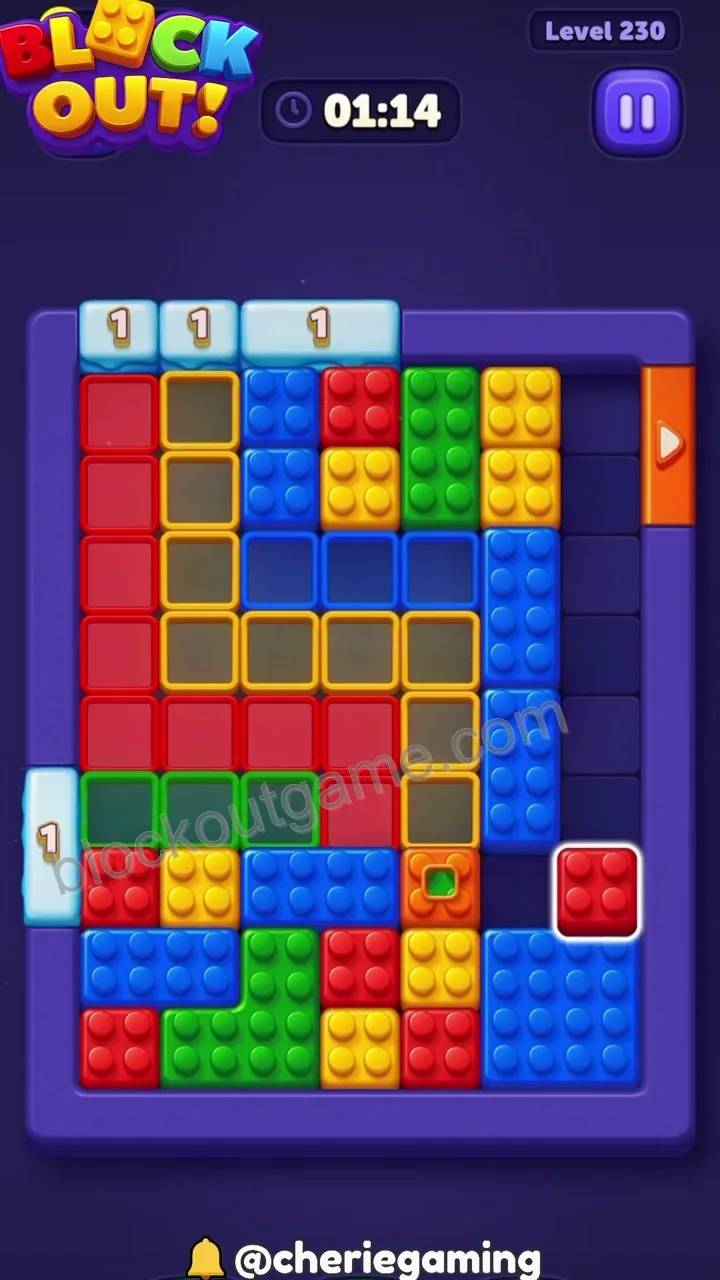 Block Out Level 230 step 5