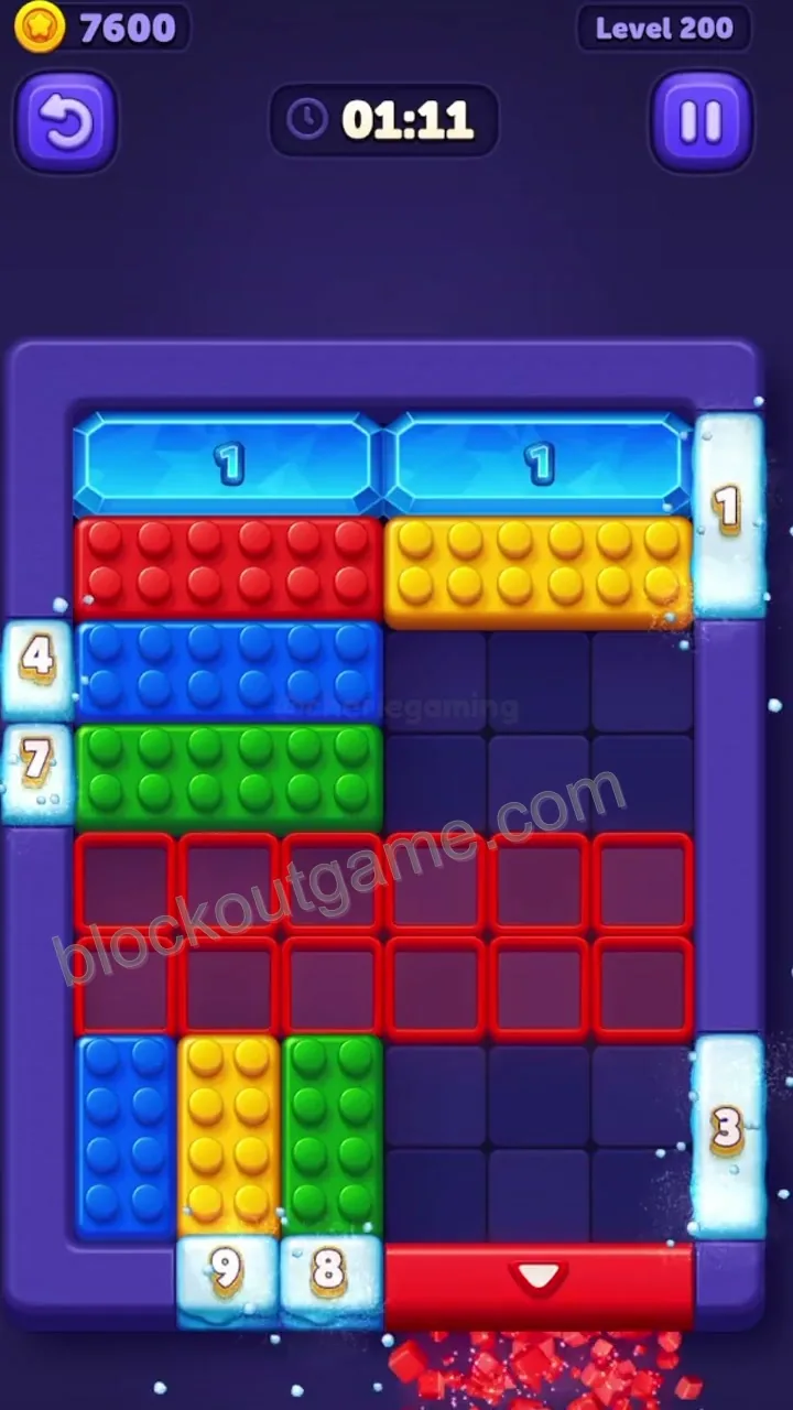 Block Out Level 200 step 3