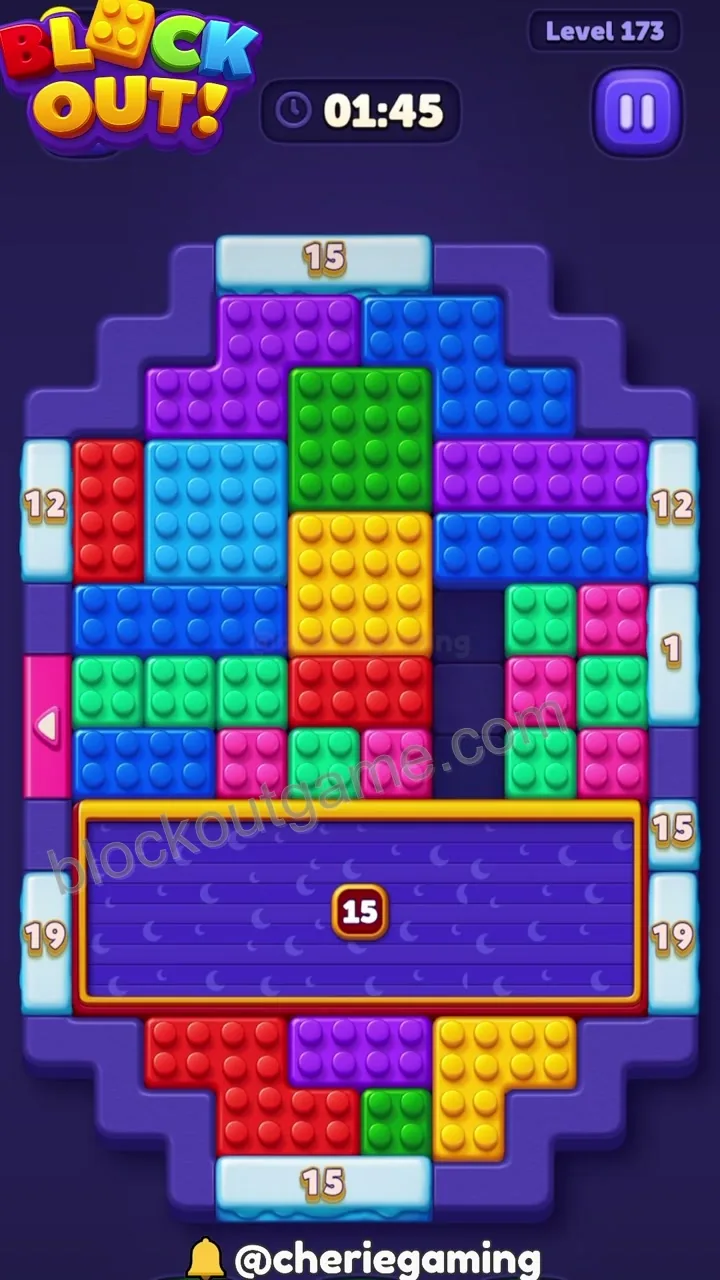 Block Out Level 173 step 3