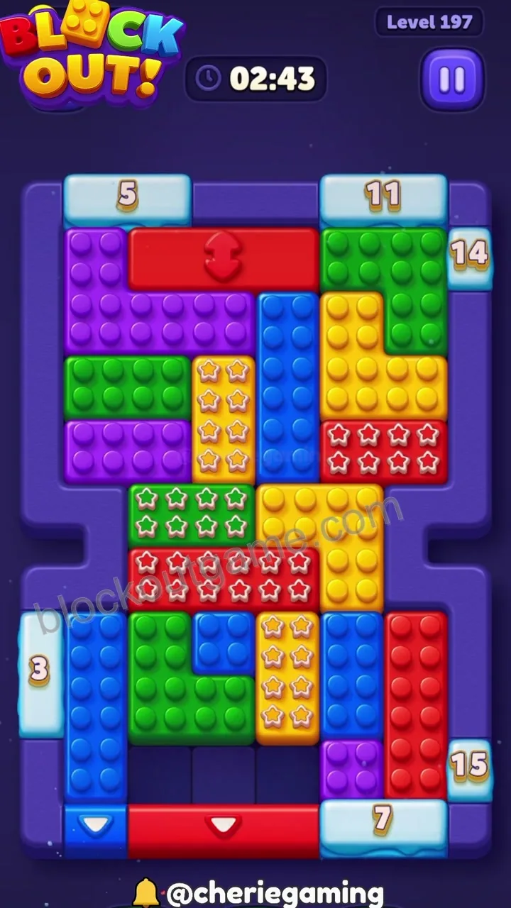 Block Out Level 197 step 2