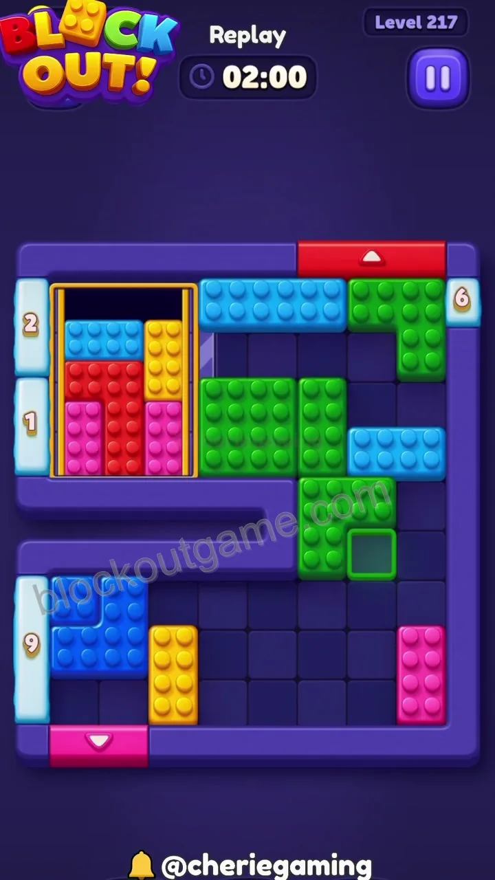 Block Out Level 217 step 7