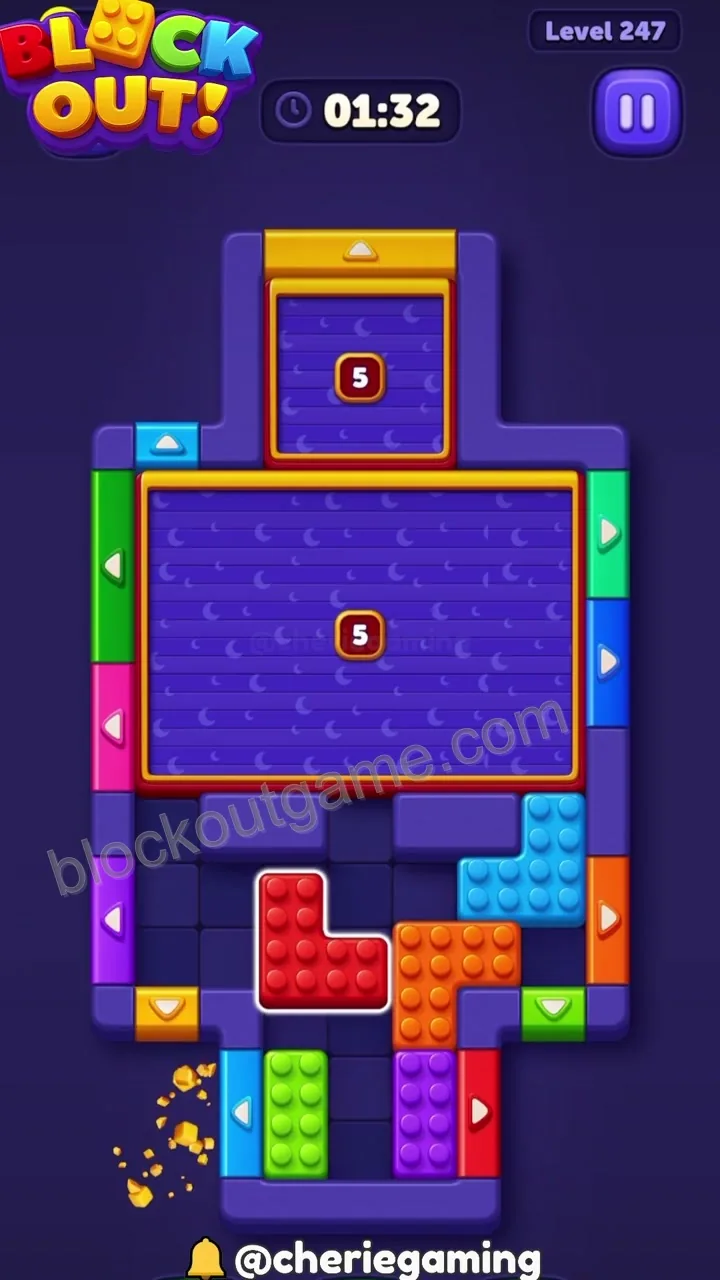 Block Out Level 247 step 5