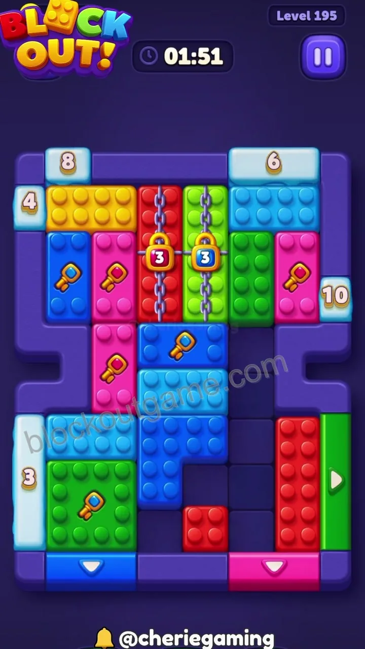 Block Out Level 195 step 3