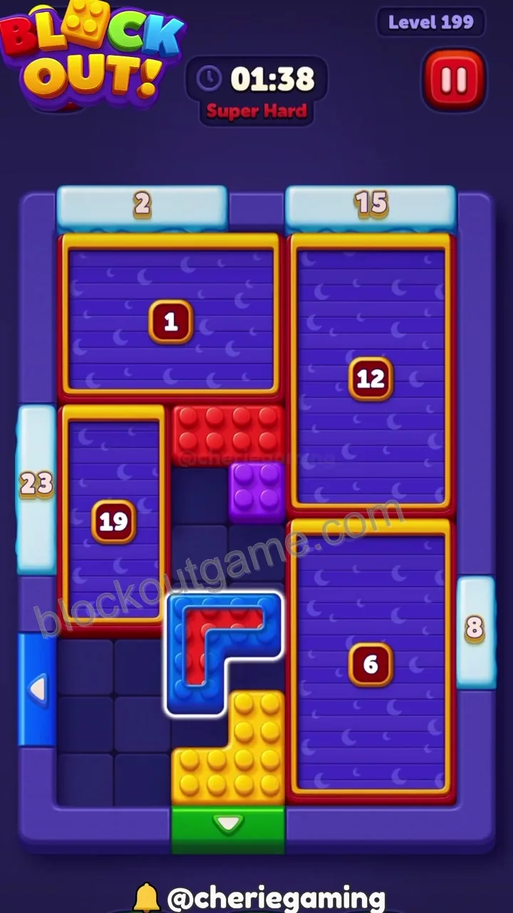 Block Out Level 199 step 5