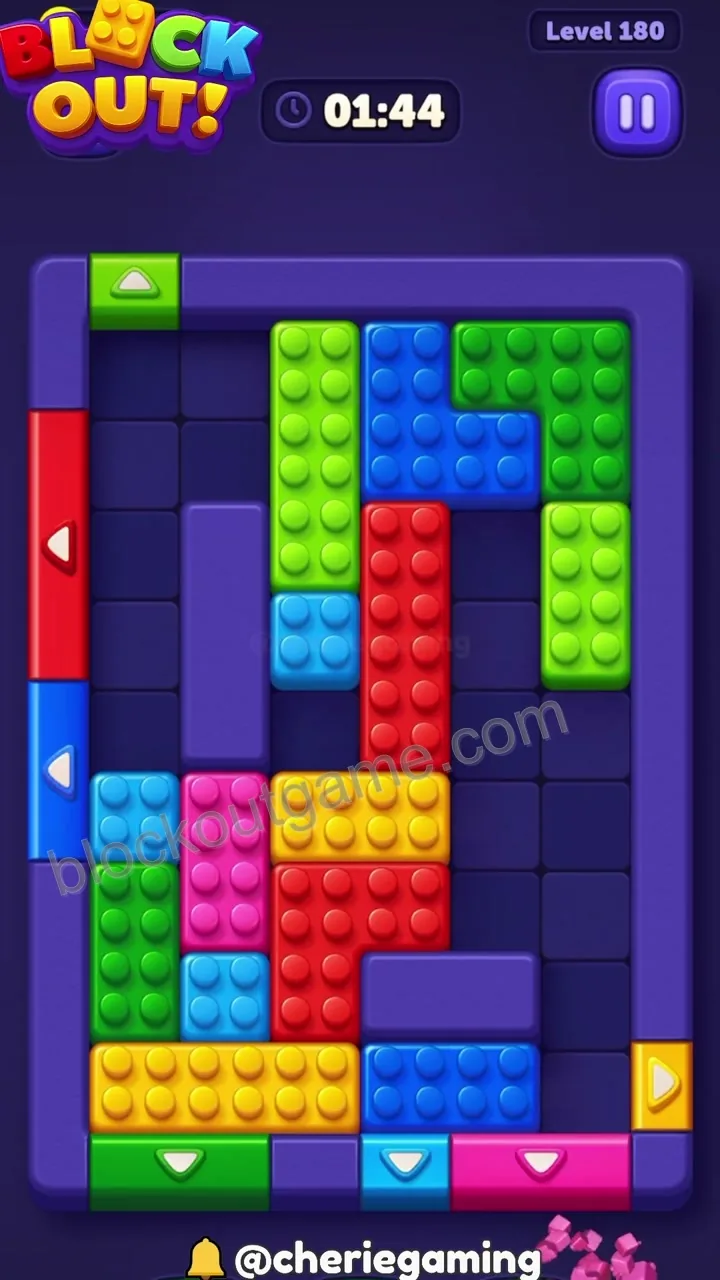 Block Out Level 180 step 7