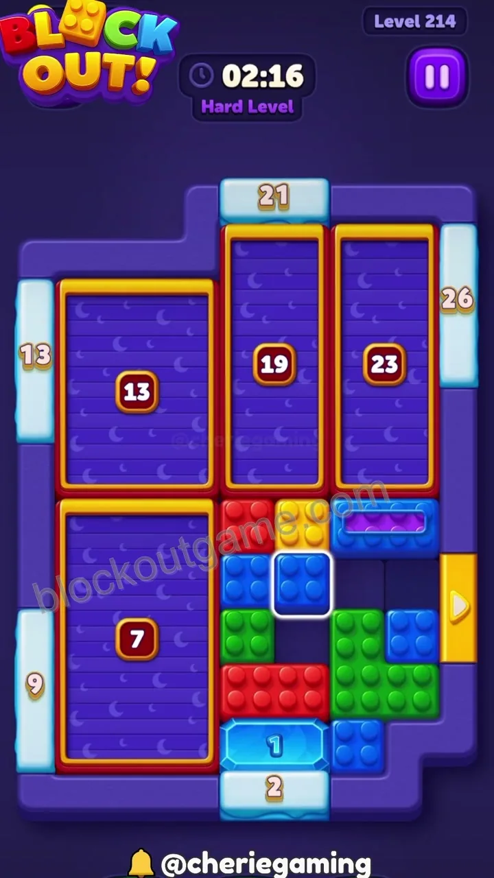 Block Out Level 214 step 3