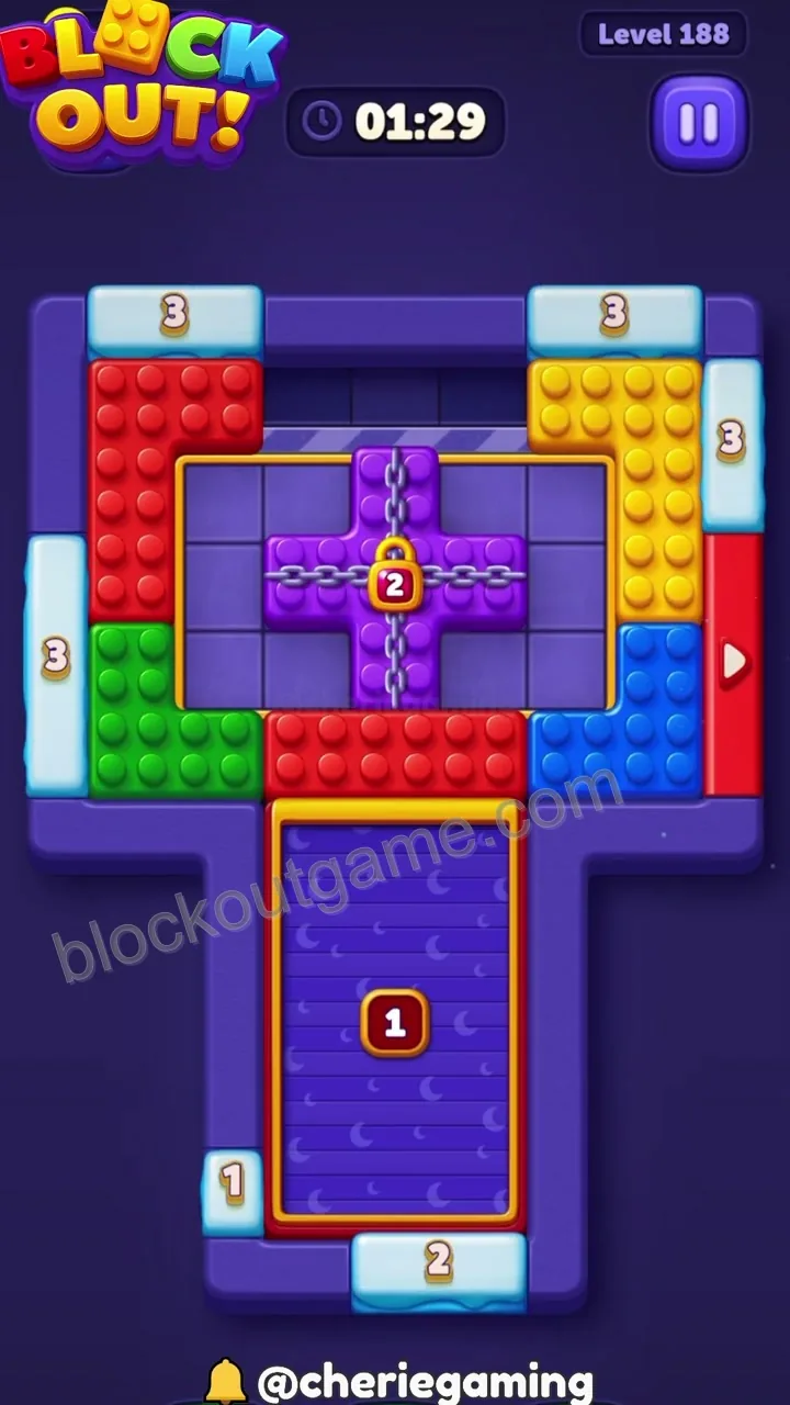 Block Out Level 188 step 2