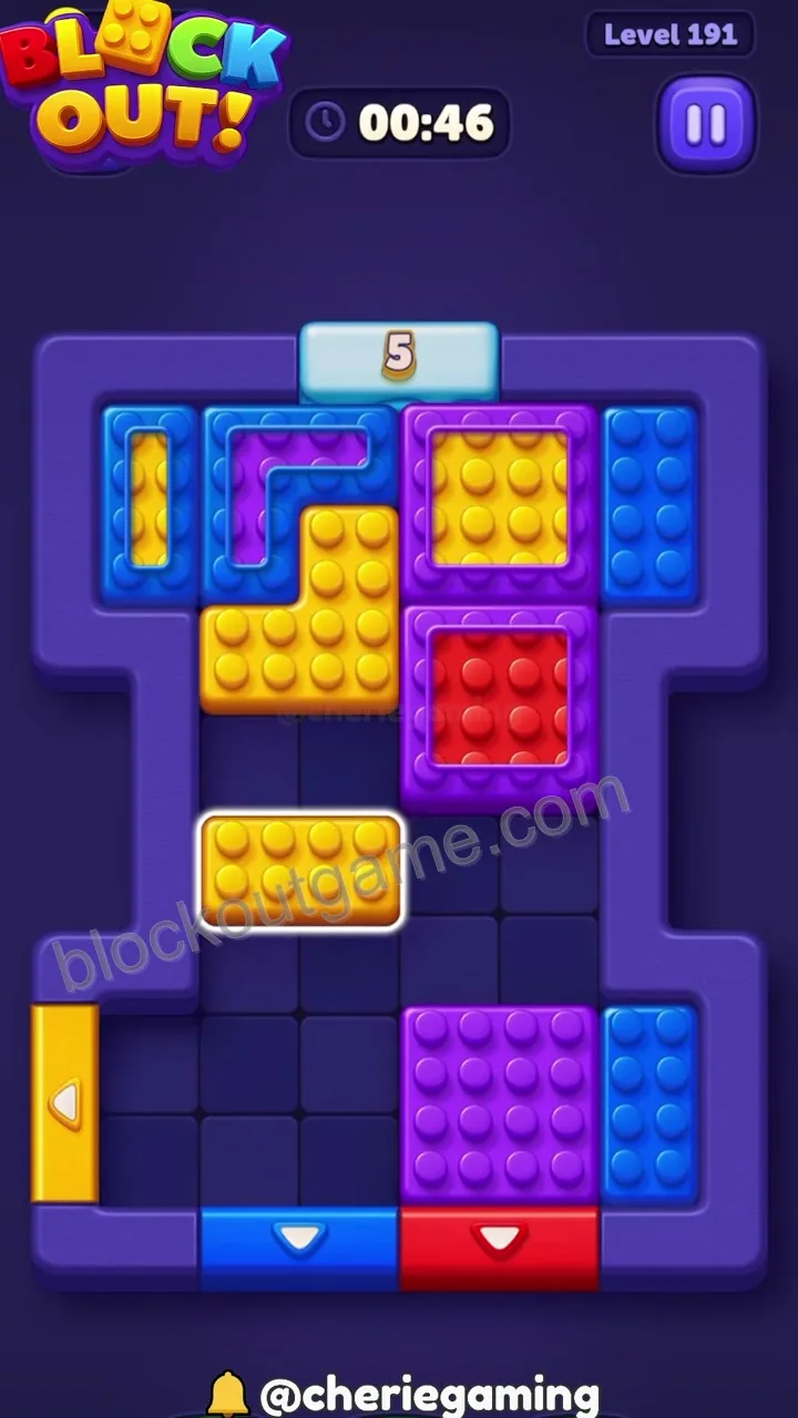 Block Out Level 191 step 7