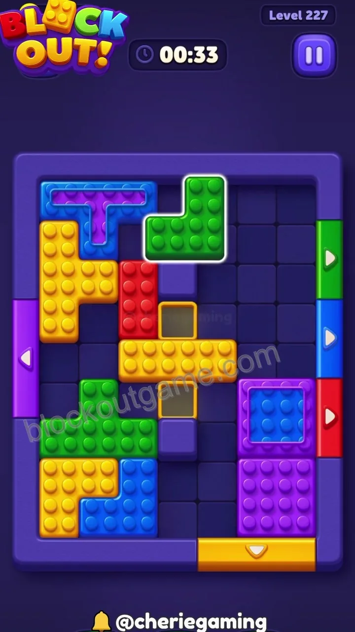Block Out Level 227 step 6