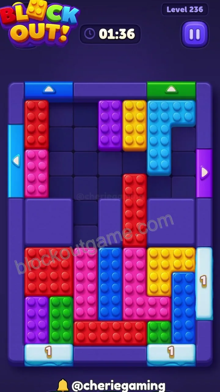 Block Out Level 236 step 7