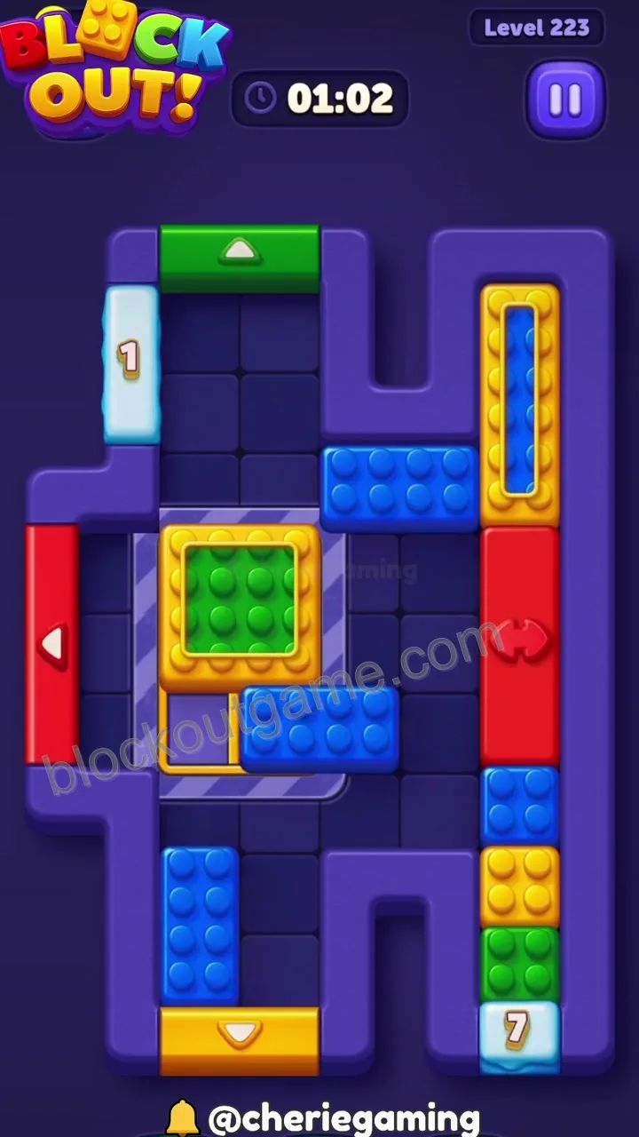 Block Out Level 223 step 5