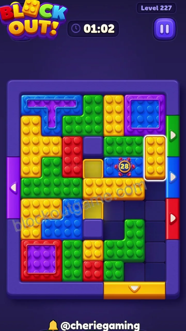 Block Out Level 227 step 3