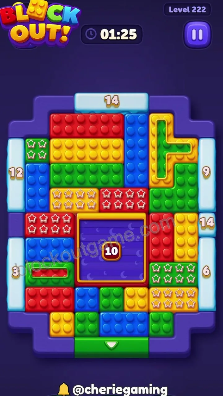 Block Out Level 222 walkthrough preview