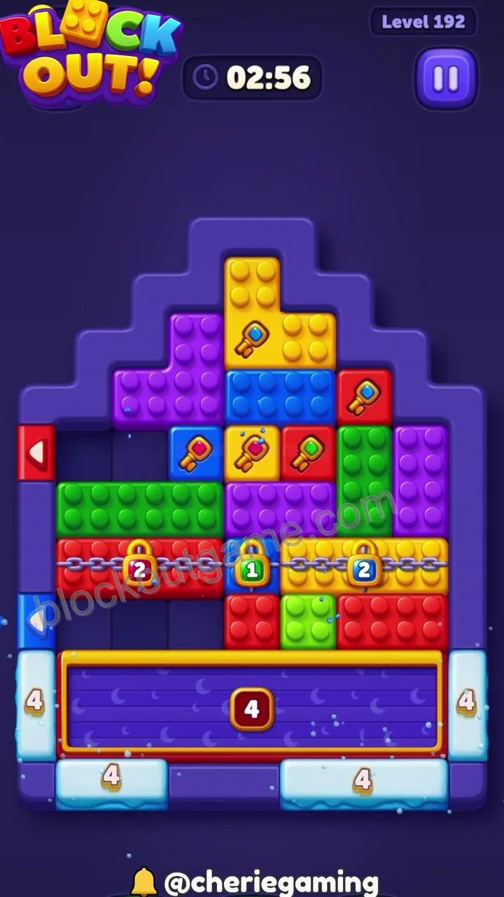 Block Out Level 192 step 3