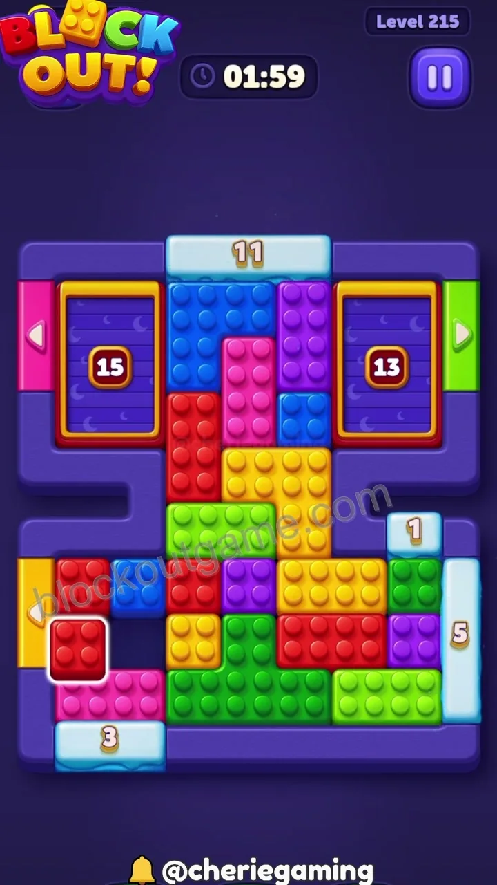 Block Out Level 215 step 2
