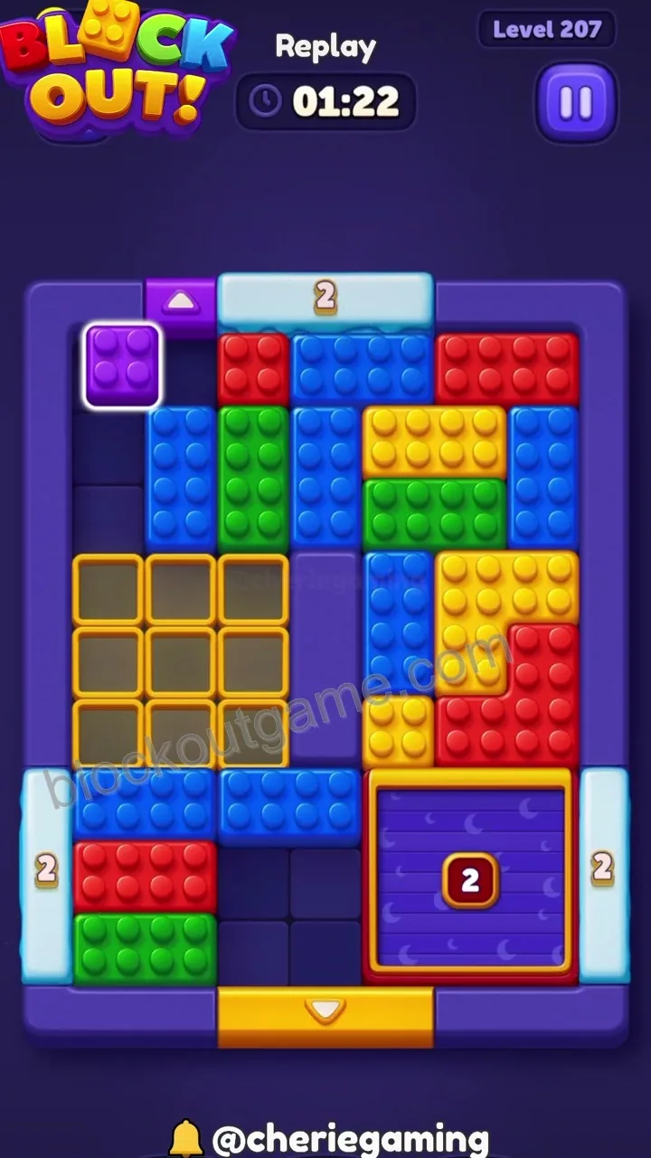 Block Out Level 207 step 7