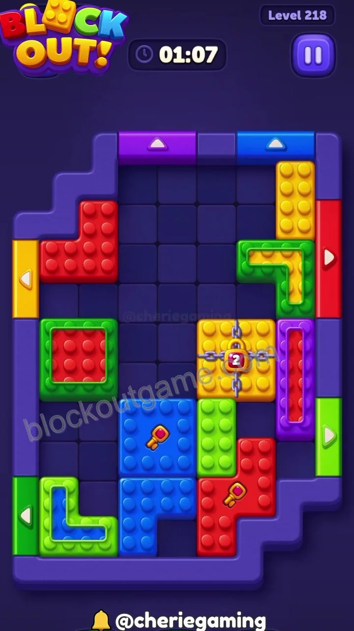 Block Out Level 218 step 6