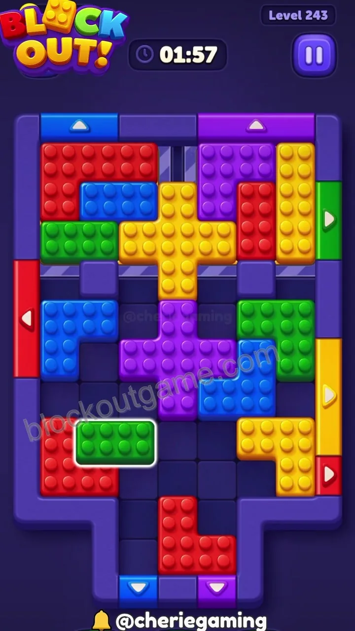 Block Out Level 243 step 6