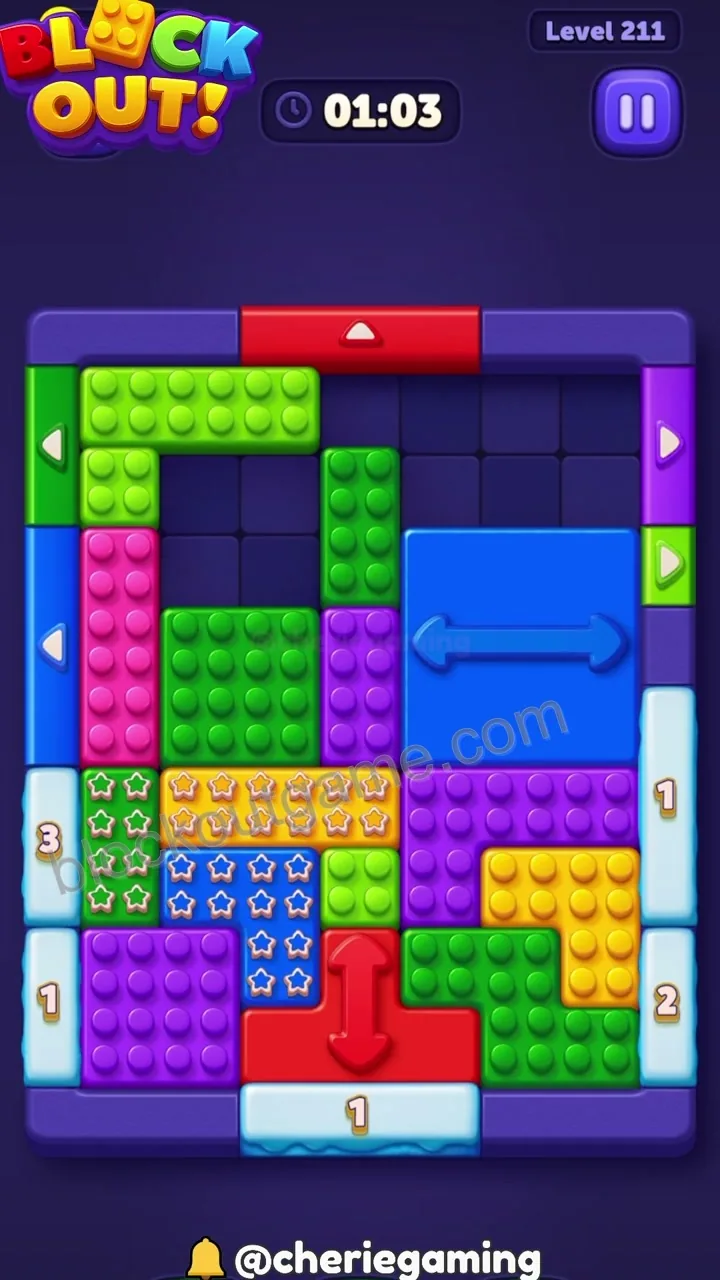 Block Out Level 211 step 6