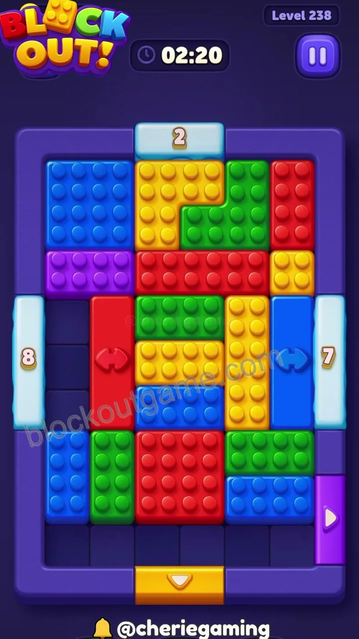 Block Out Level 238 step 3