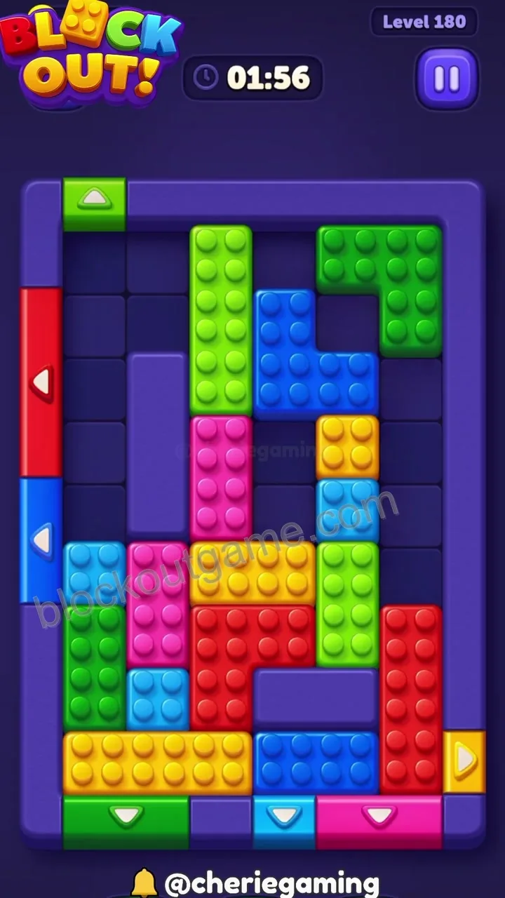 Block Out Level 180 step 6