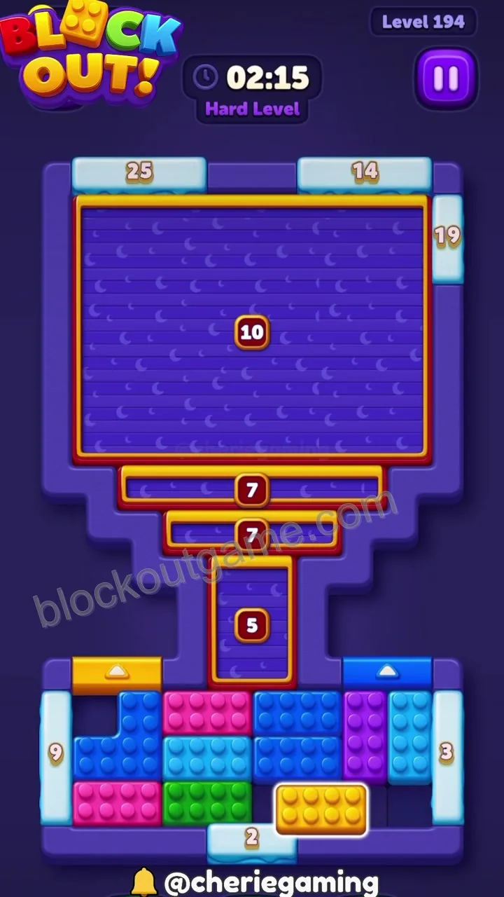 Block Out Level 194 step 3