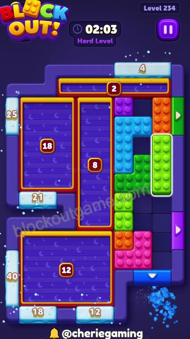 Block Out Level 234 step 4