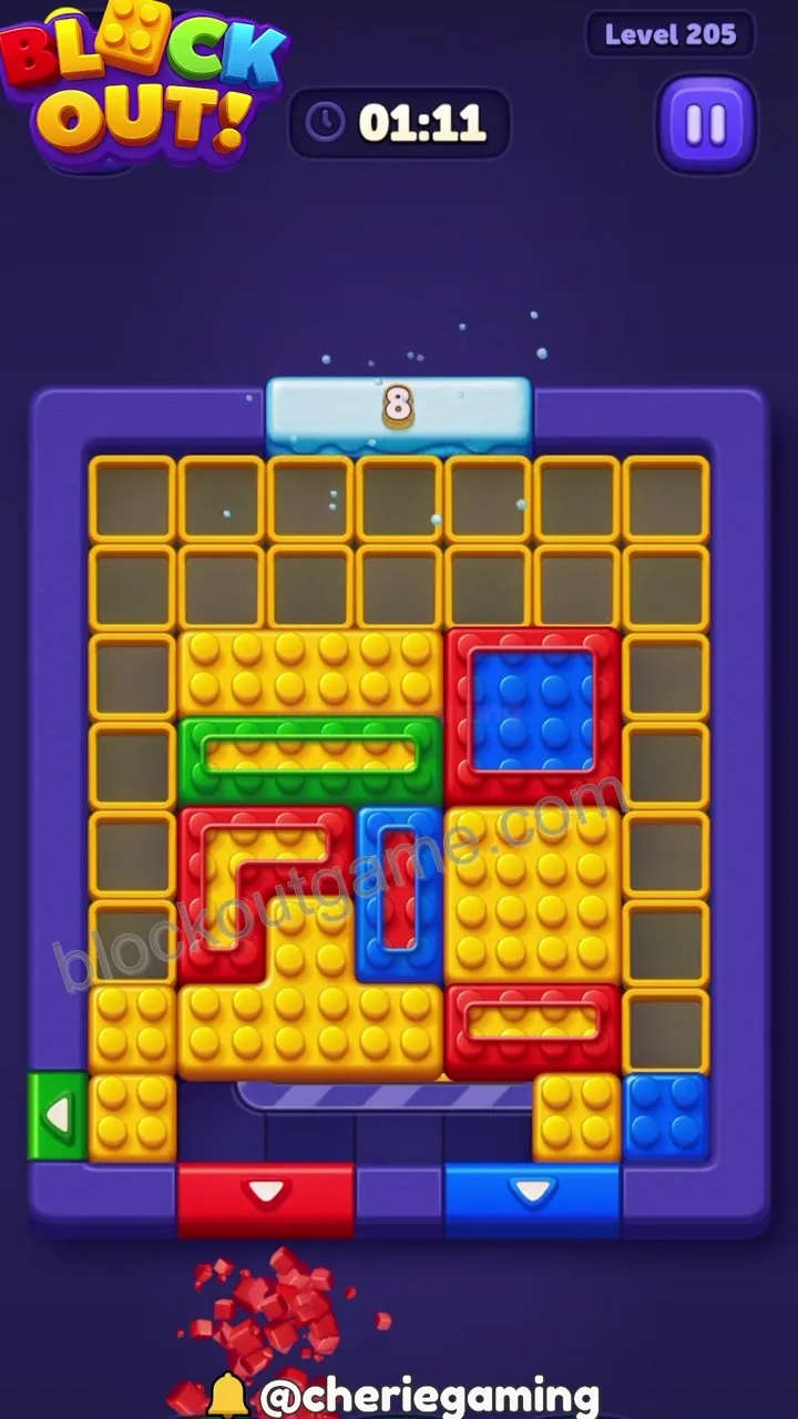 Block Out Level 205 step 3