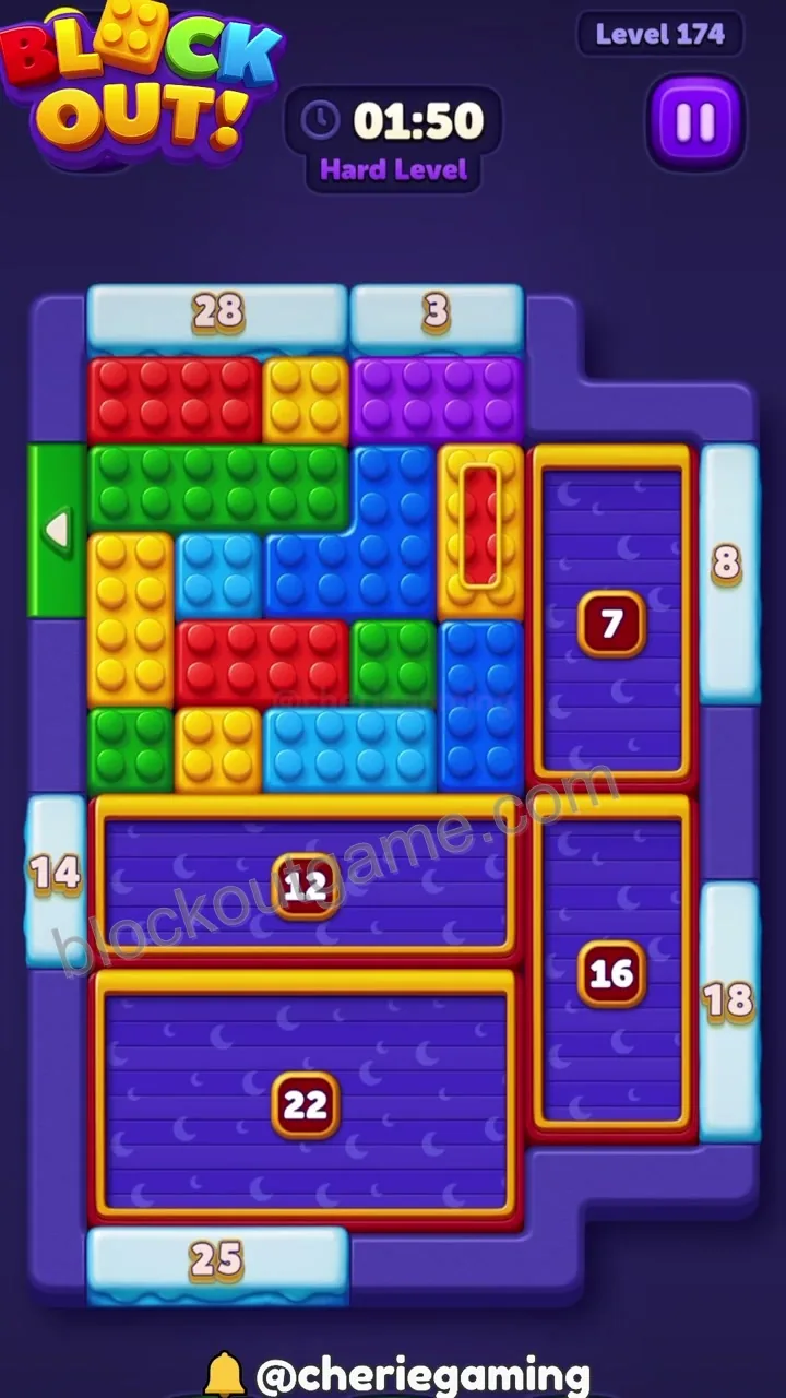Block Out Level 174 step 1
