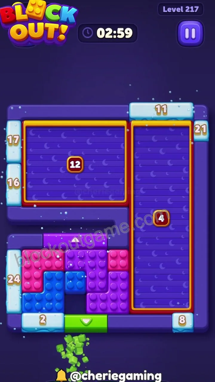 Block Out Level 217 step 2