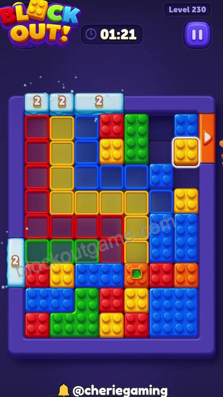 Block Out Level 230 step 4